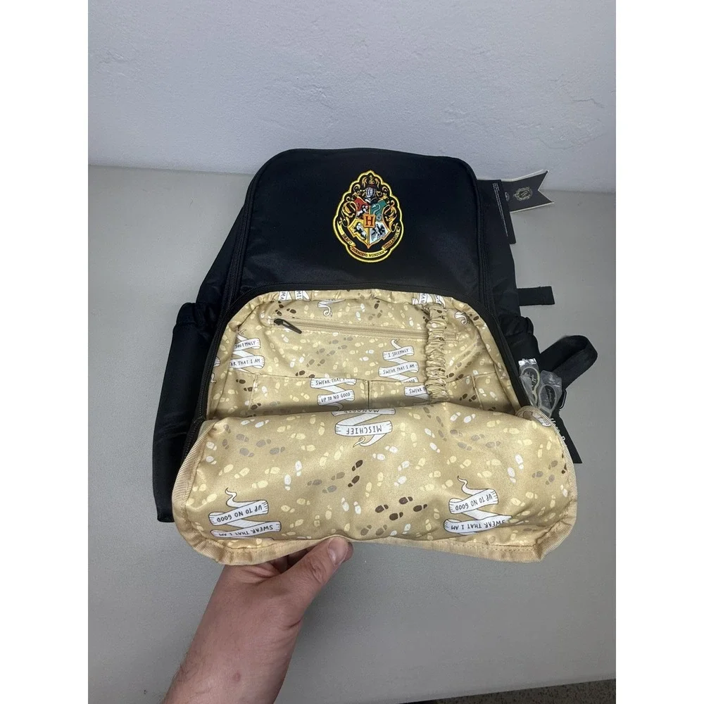 Brand New JuJuBe 2019 Harry Potter Zealous Mischief Managed Diaper Backpack Bag